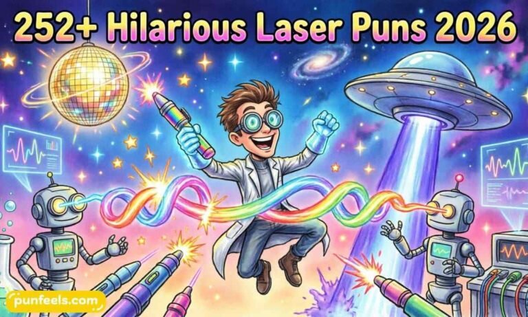 Hilarious Laser Puns 2026 Feature Image