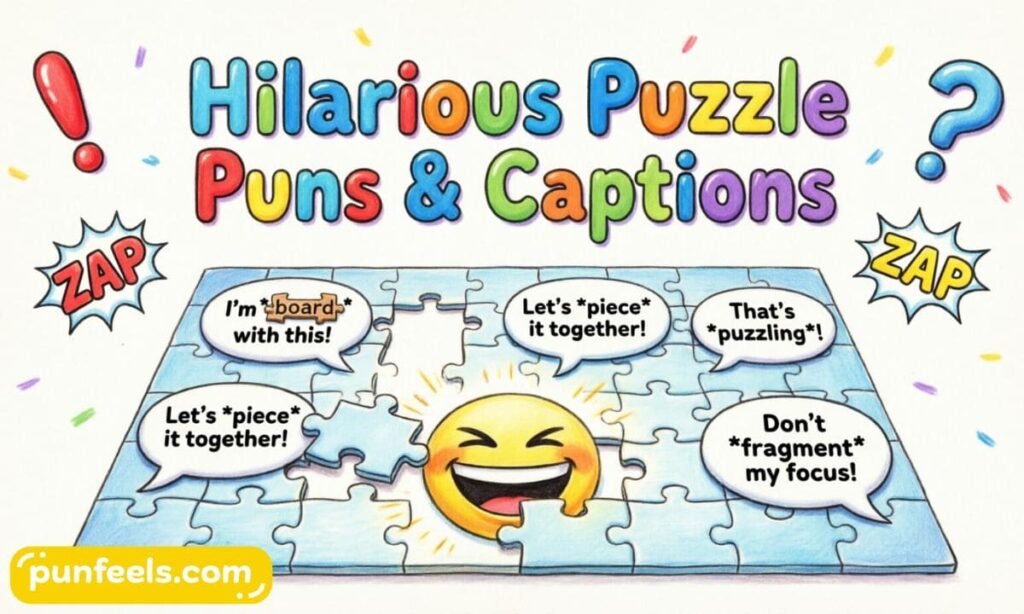 Hilarious Puzzle Puns and Captions