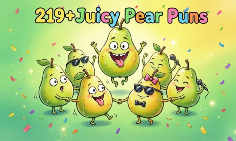 Juicy Pear Puns Feature Image