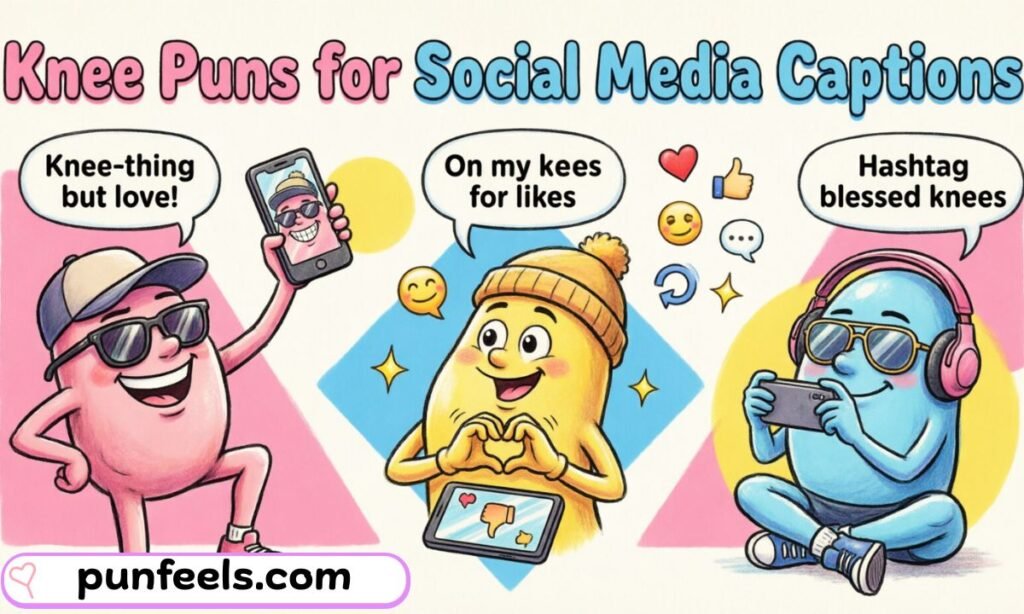 Knee Puns for Social Media Captions