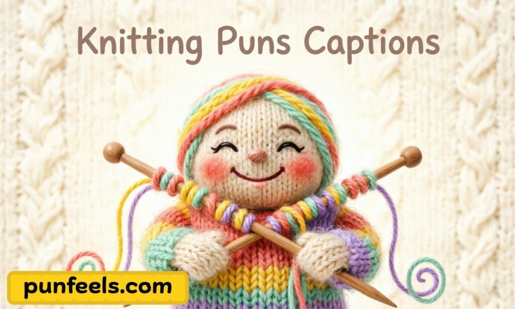 Knitting Puns Captions