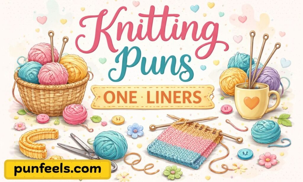 Knitting Puns One Liner