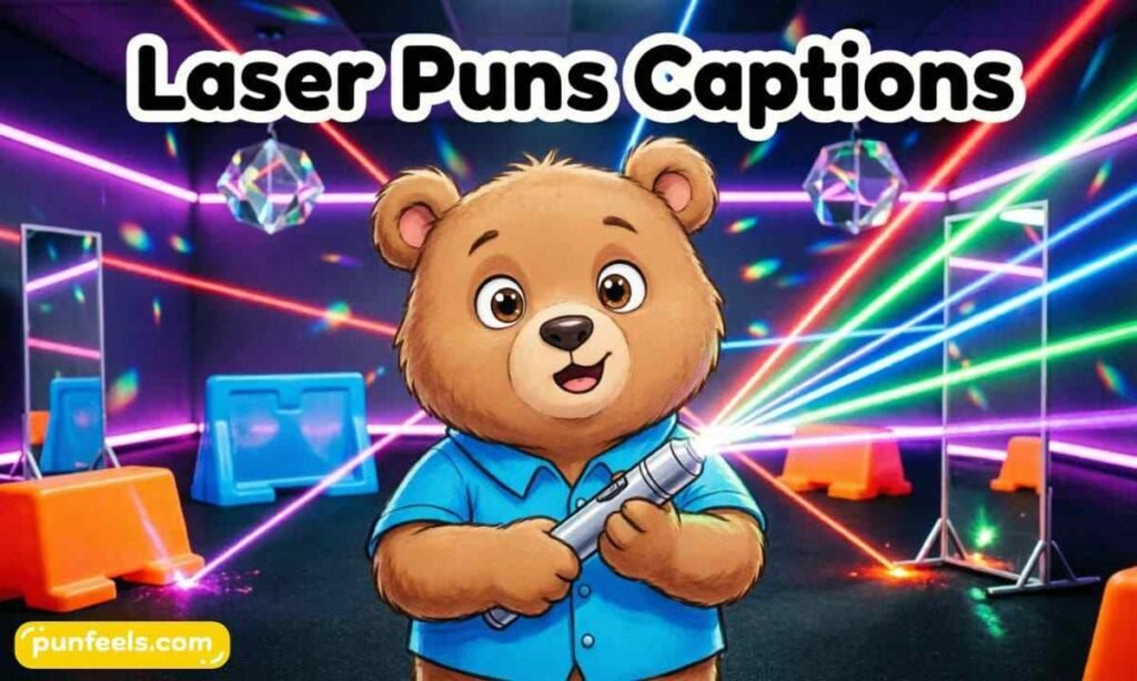 Laser Puns Captions