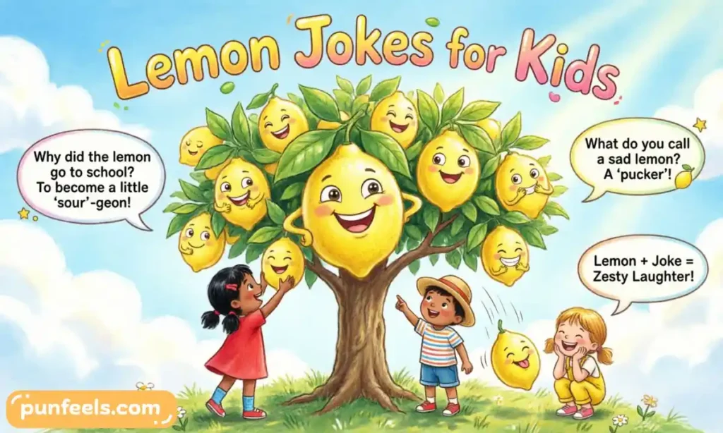 Lemon Puns for Kids