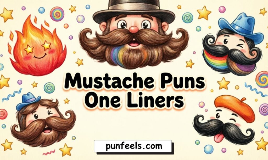 Mustache Puns One Liners