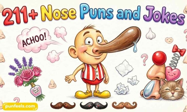 Nose Puns and Jokes Feature Image
