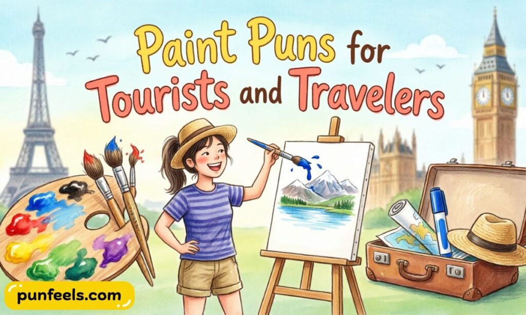 Paint Puns for Tourists and Travelers