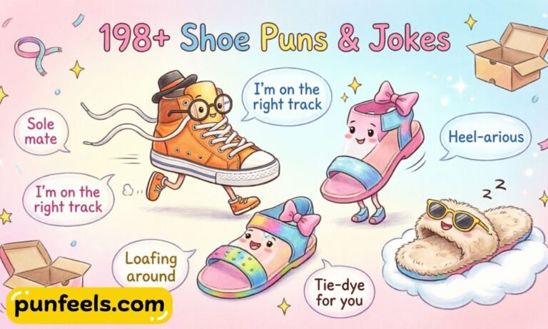 Shoe Puns and Jokes Feature Image