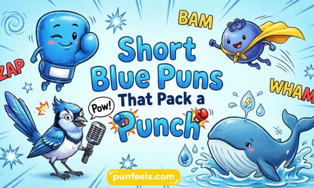 Short Blue Puns That Pack a Punch