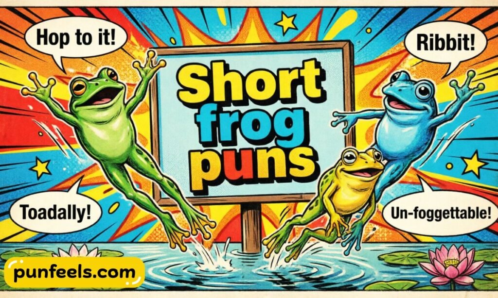 Short Frog Puns