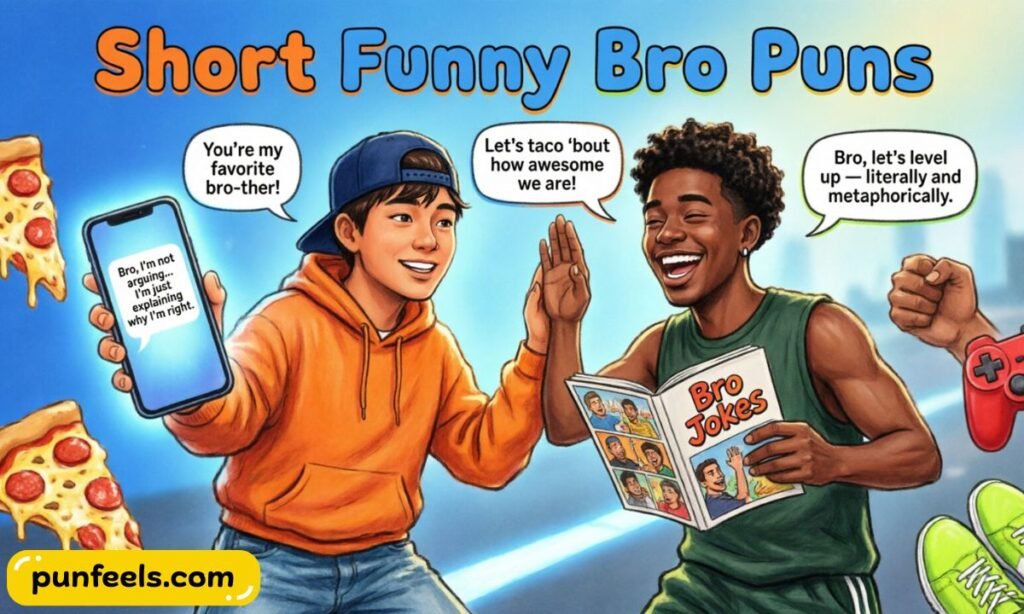 Short Funny Bro Puns