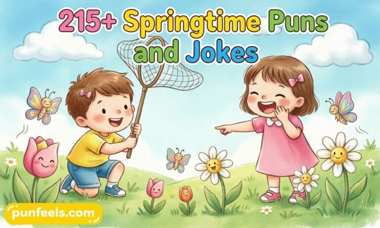 Springtime Puns and Jokes Feature Image
