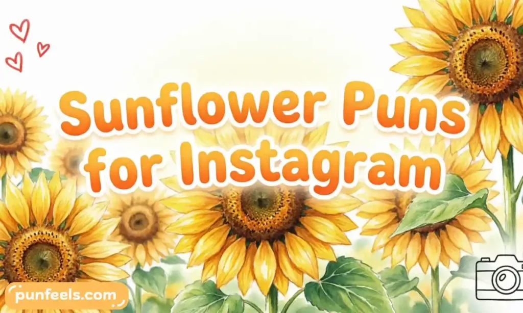 Sunflower Puns for Instagram