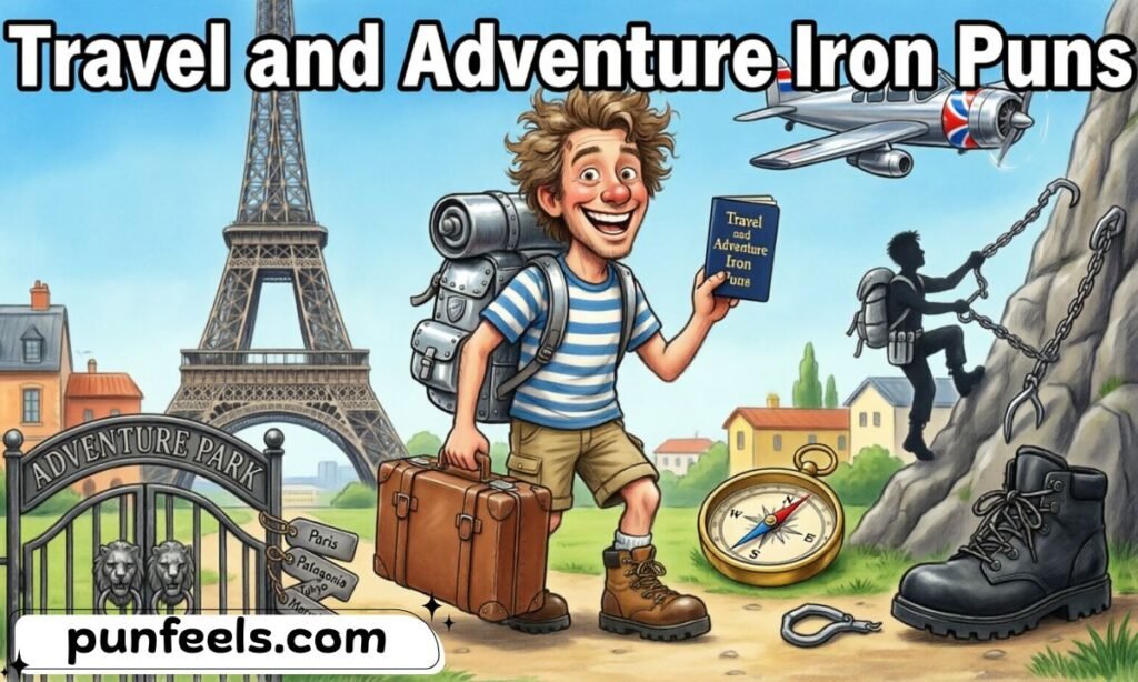 Travel and Adventure Iron Puns