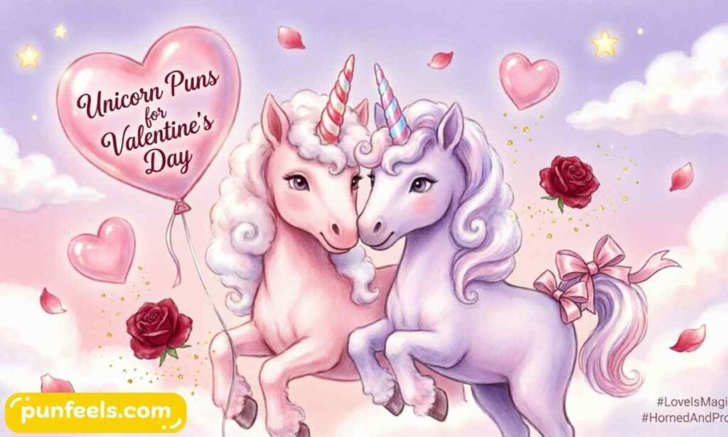 Unicorn Puns for Valentine's Day