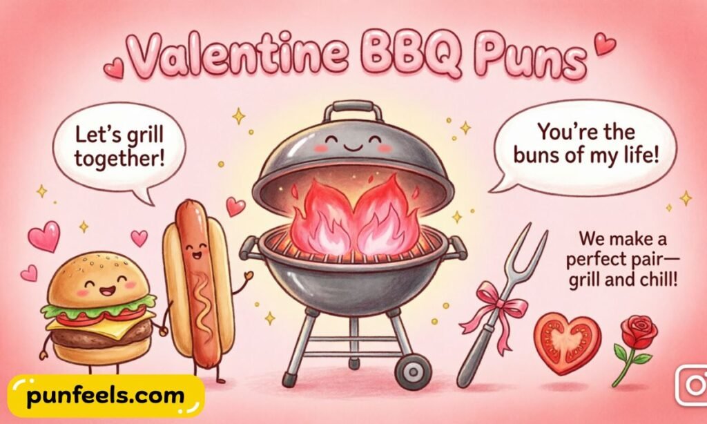 Valentine BBQ Puns