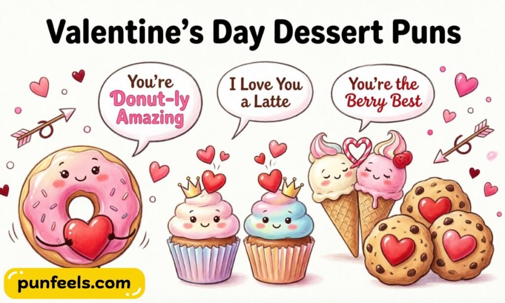 Valentines Day Dessert Puns