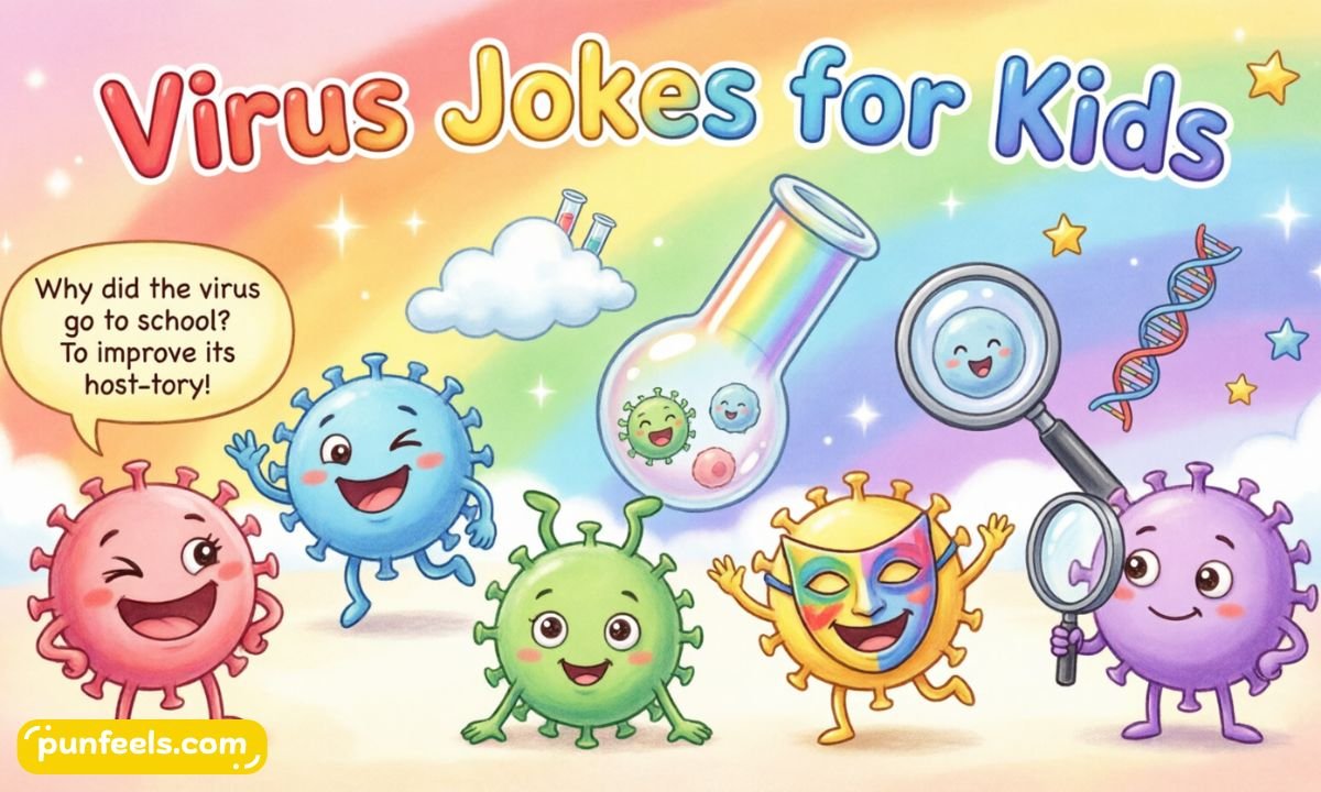 Virus Riddle 192+ Best Virus Puns and Jokes That Are Seriously Contagious