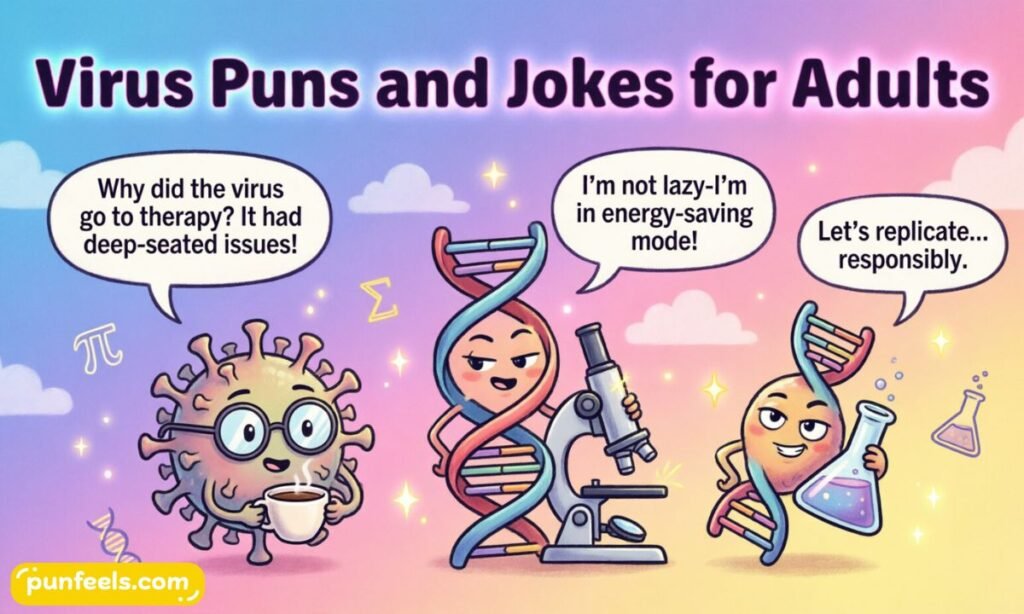 Virus Puns and Jokes for Adults