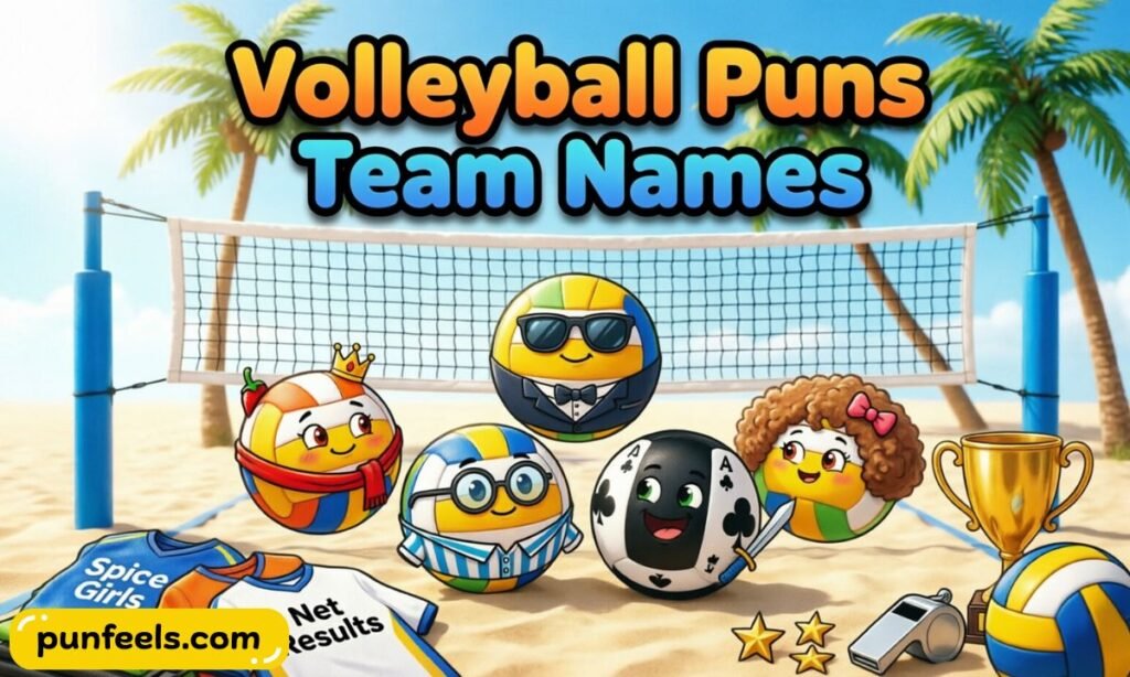 Volleyball Puns Team Names