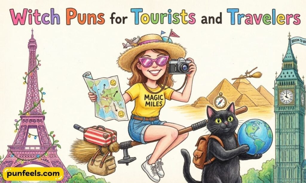 Witch Puns for Tourists and Travelers
