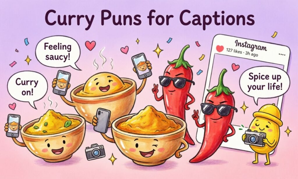 curry Puns for Captions