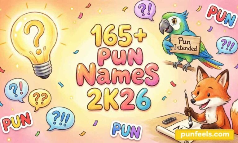 165+ Pun Names 2206 Feature Image