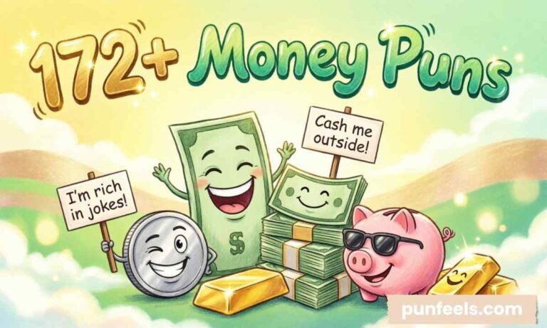 172+ Money Puns Feature Image
