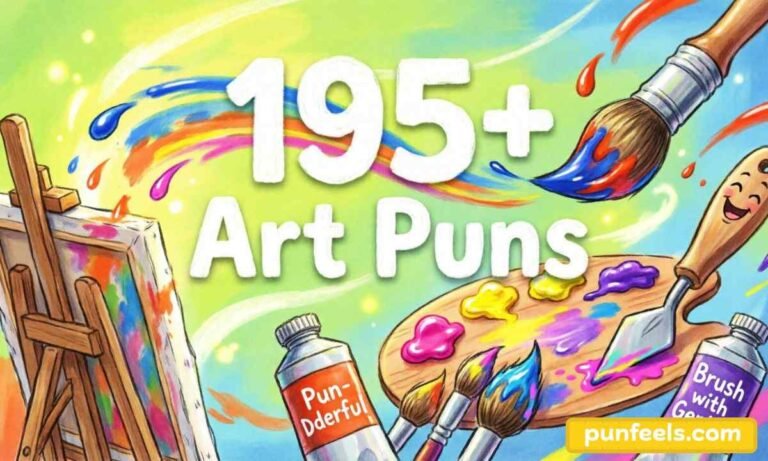 195+ Art Puns Feature Image