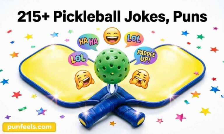 215+ Pickleball Jokes, Puns Feature Image