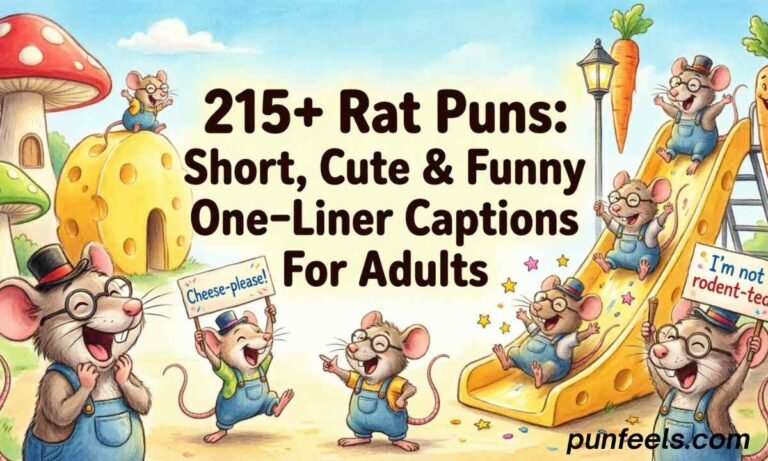 215+ Rat Puns Feature Image