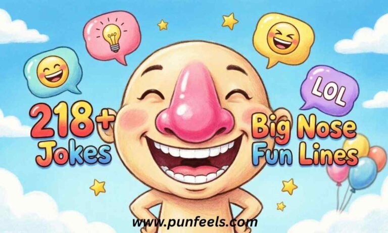 218+ Big Nose Jokes Fun Lines Feature Image