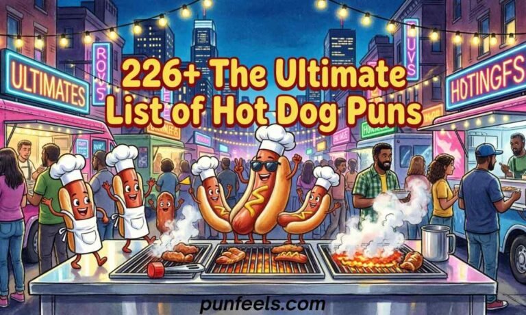 226+ The Ultimate List of Hot Dog Puns Feature Image