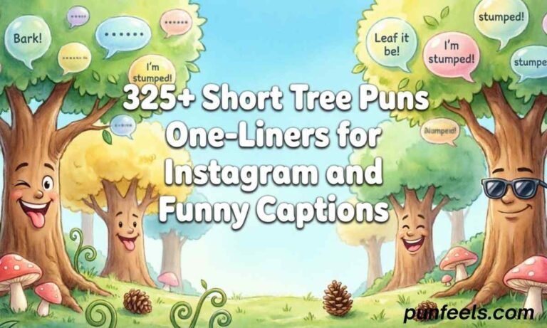 325+ Short Tree Puns Feature Image