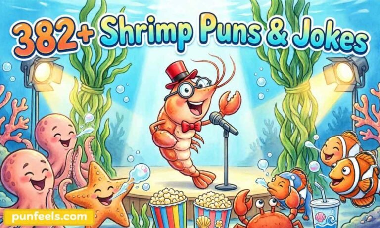382+ Shrimp Puns and Jokes Feature Image