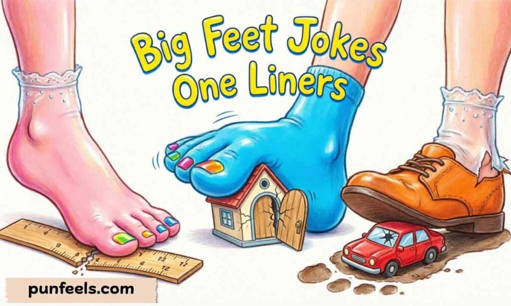 Big Feet Jokes One Liners