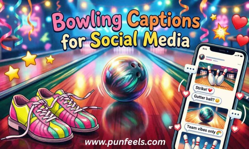 Bowling Captions for Social Media