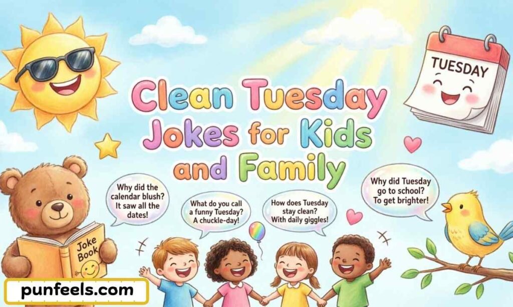 Clean Tuesday Jokes for Kids and Family