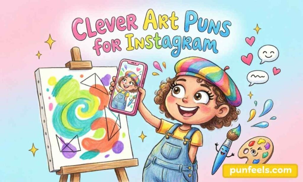 Clever Art Puns for Instagram