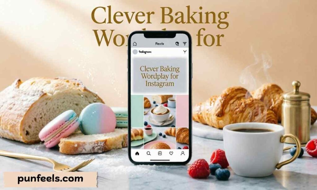 Clever Baking Wordplay for Instagram