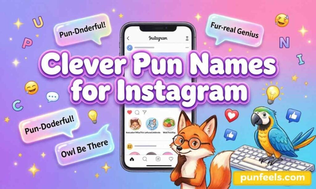 Clever Pun Names for Instagram