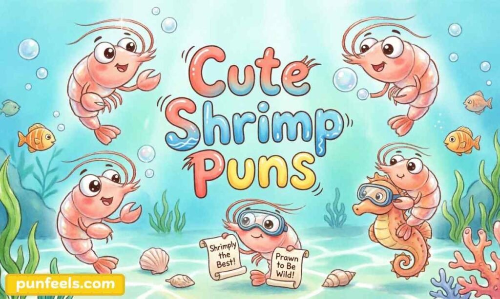 Cute Shrimp Puns