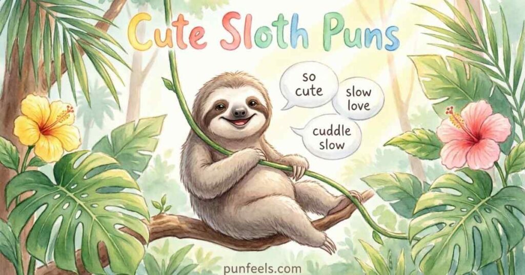 Cute Sloth Puns