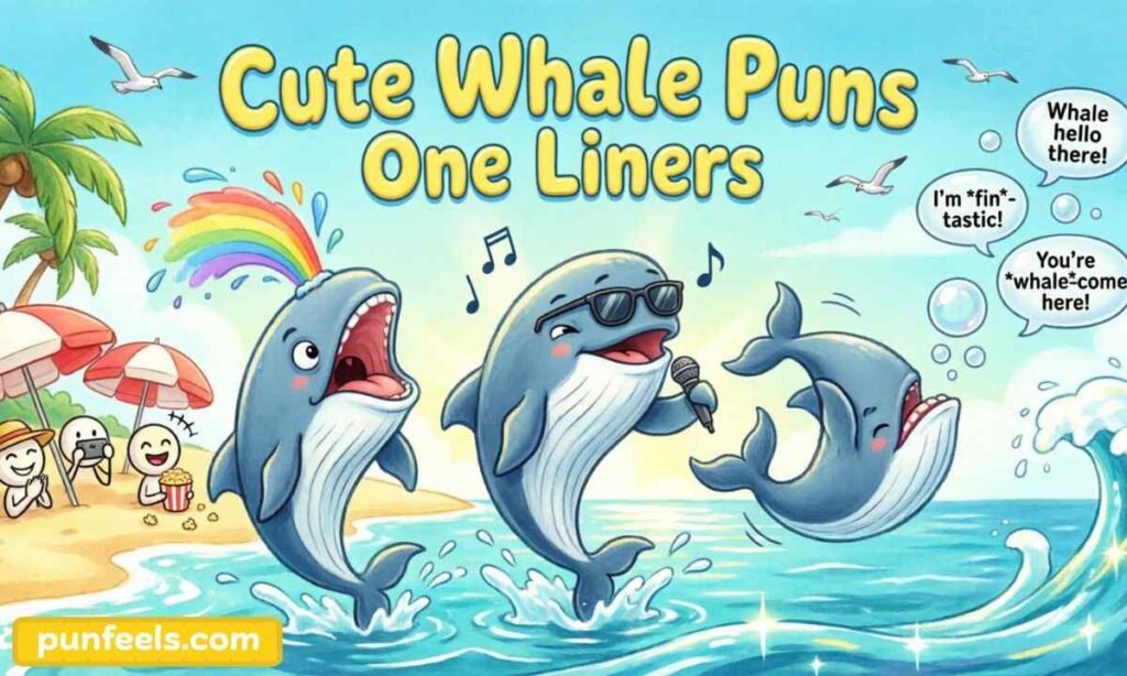 Cute Whale Puns One Liners