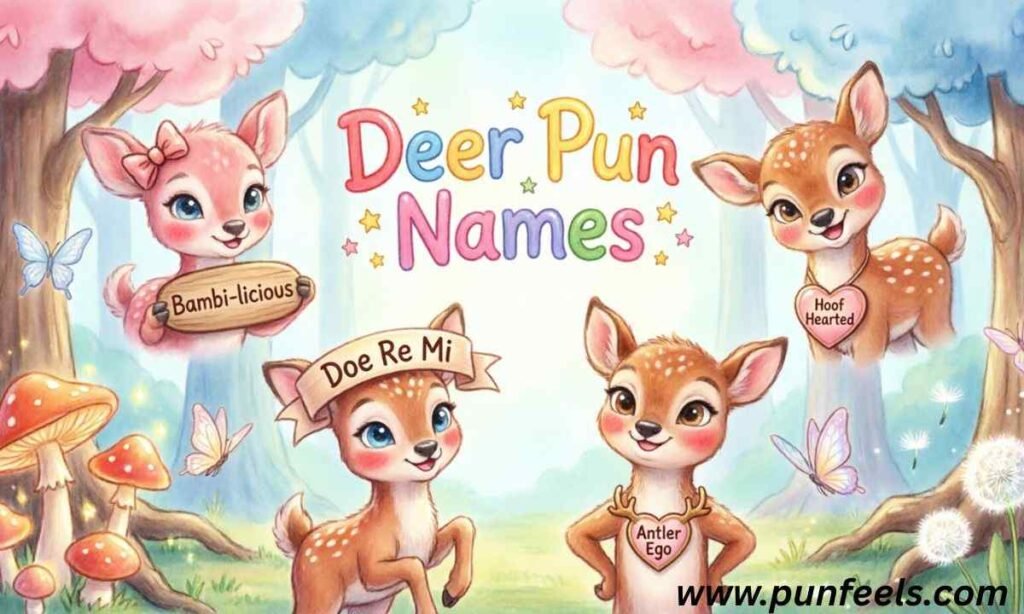 Deer Pun Names