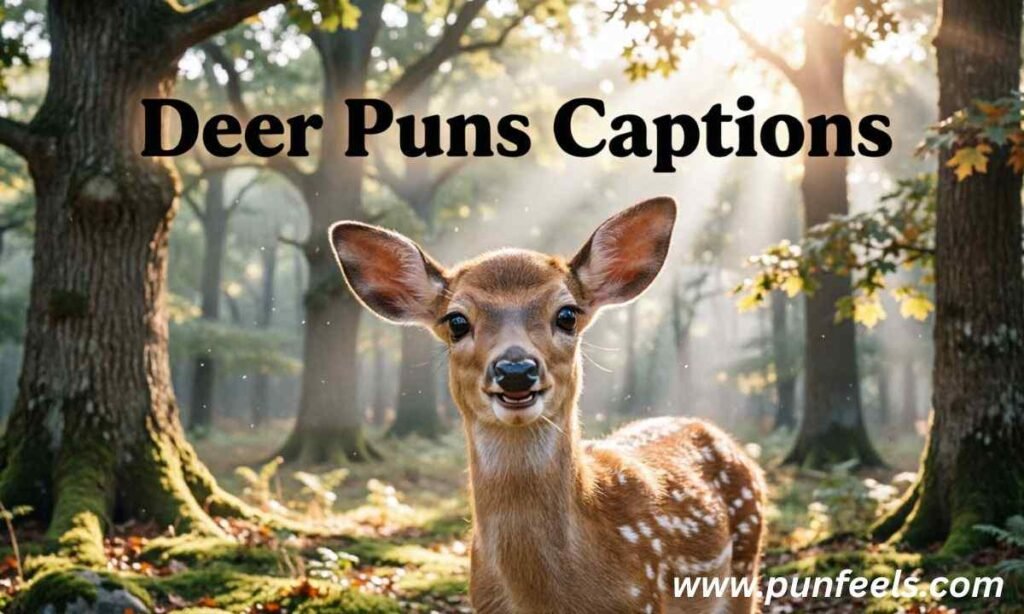 Deer Puns Captions