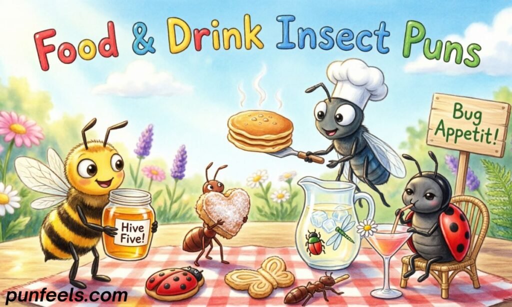 Food & Drink Insect Puns