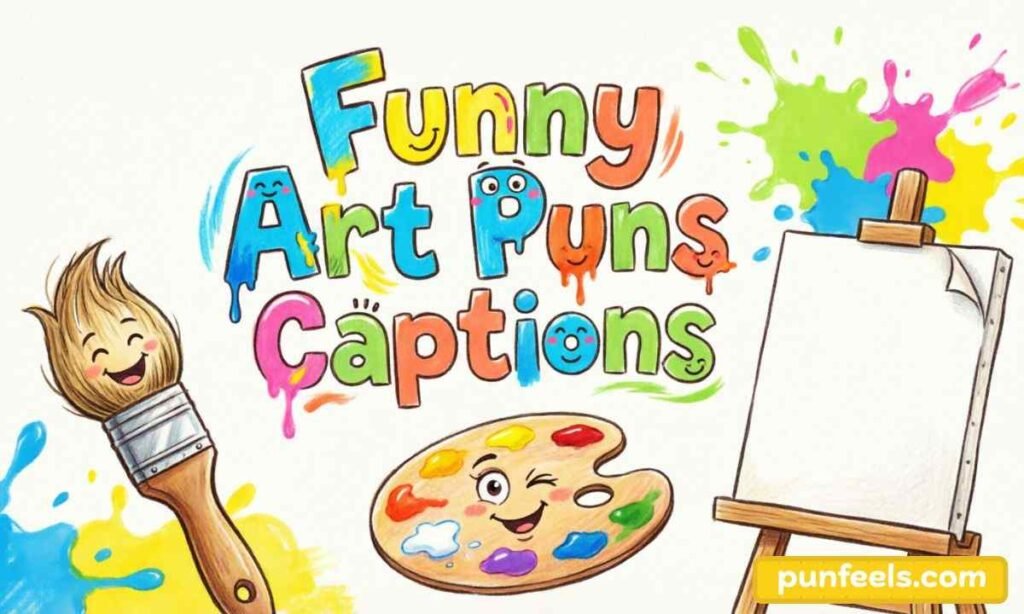 Funny Art Puns Captions