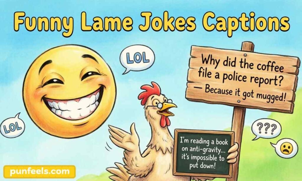 Funny Lame Jokes Captions