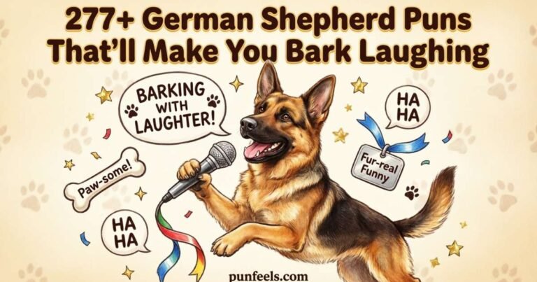 German Shepherd Puns Feature Image